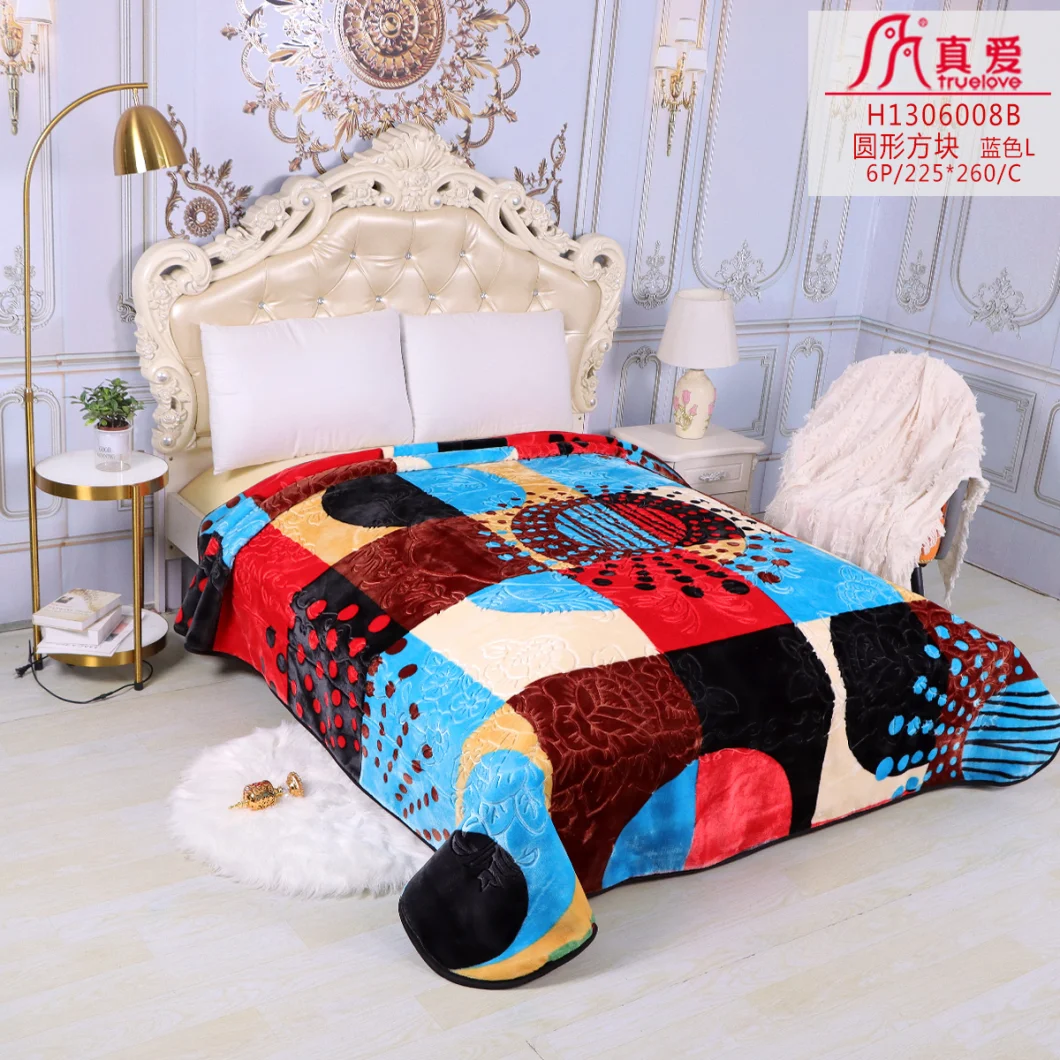 China Mink Muslim Cloudy Soft Korean Fleece Blankets Plush Flannel Bed Raschel Cloud Minky Fur Blanket Winter Warm Sherpa Polyester Bedding Set Throw Blankets