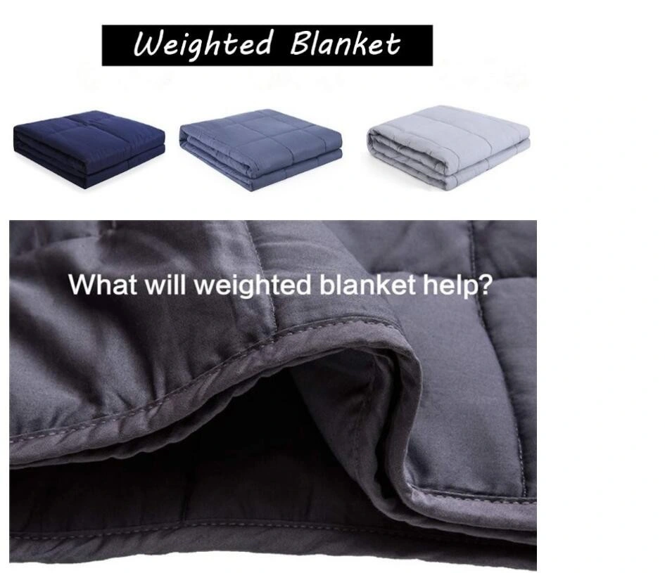 China Factory Price Summer Cooling Bamboo Anxiety Heavy Weighted Blanket